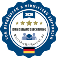 Qualitätssiegel makler-empfehlung.de für Dirk Wohltorf